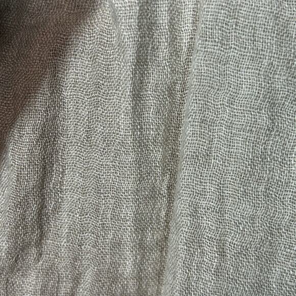 J.Jill Linen Chore Jacket Medium Petite | Lightweight Tan Beige Business Casual - Picture 7 of 13